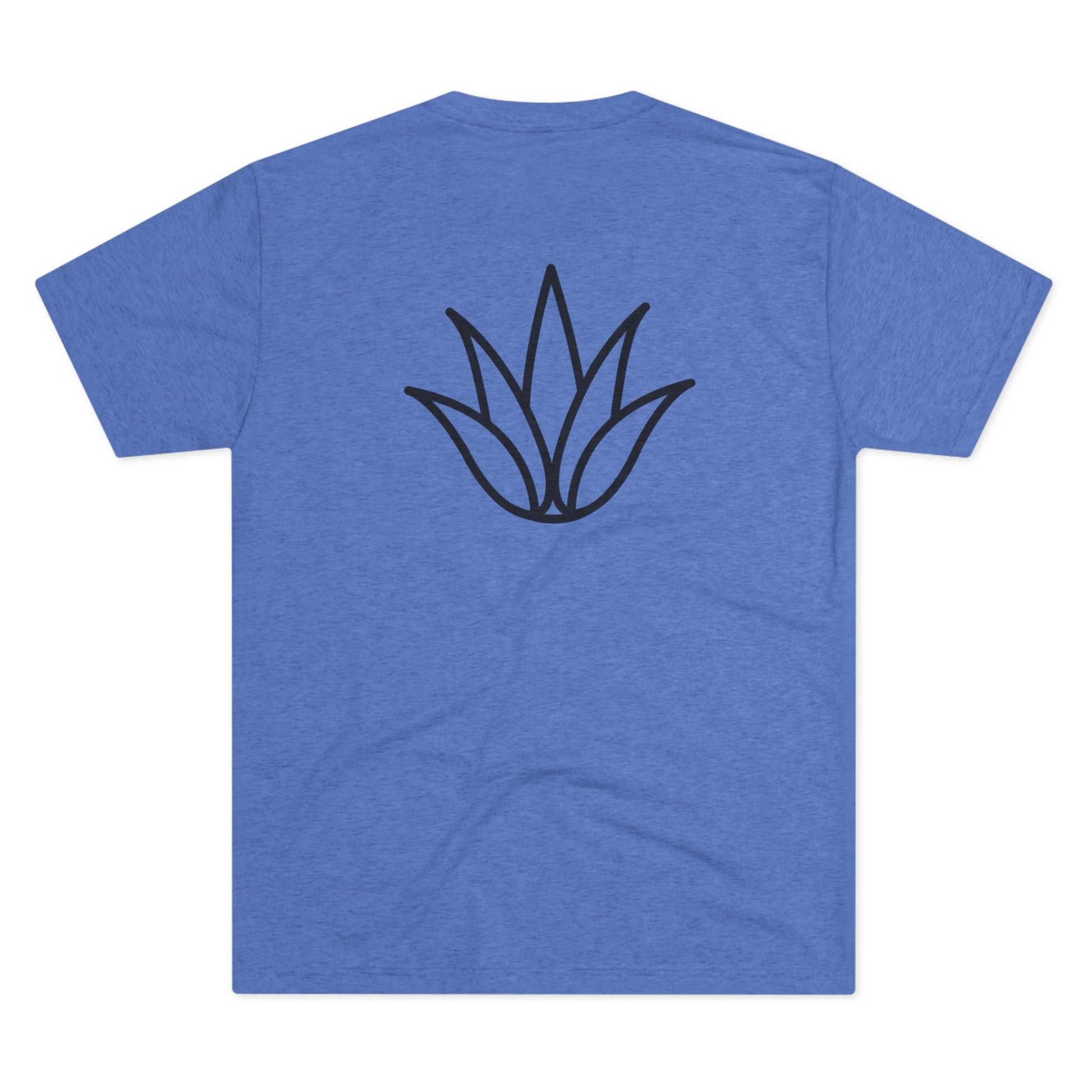 White box logo (front), outline agave (back)