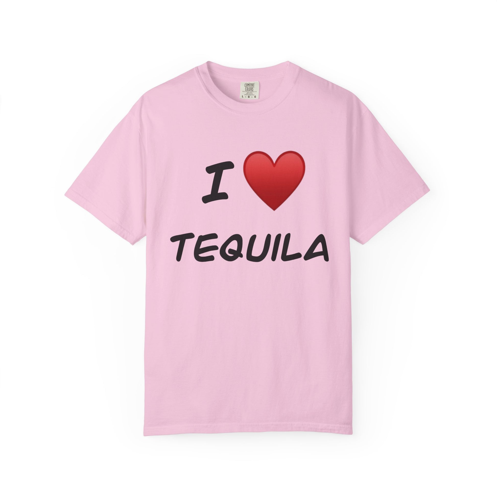 I Love Tequila Unisex Garment-Dyed T-Shirt | Perfect for Parties & Celebrations