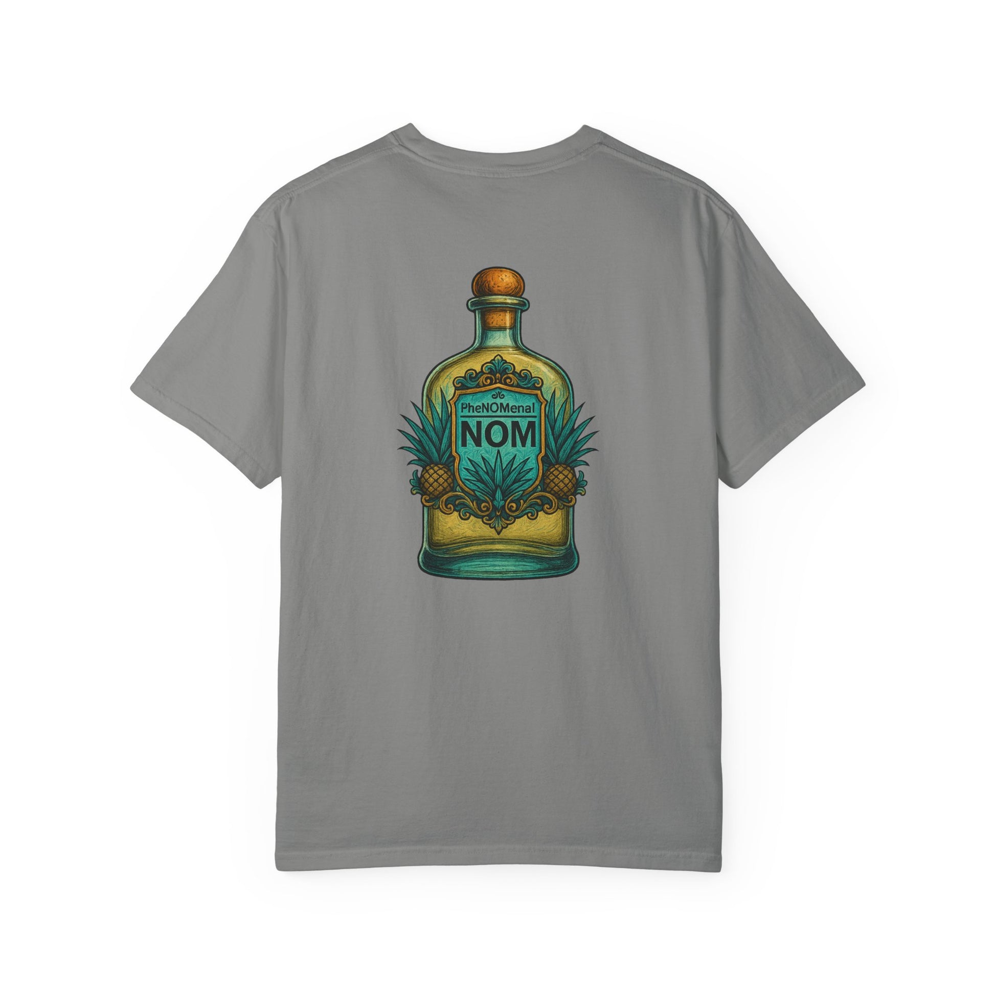 Hello tequila, bottle on back