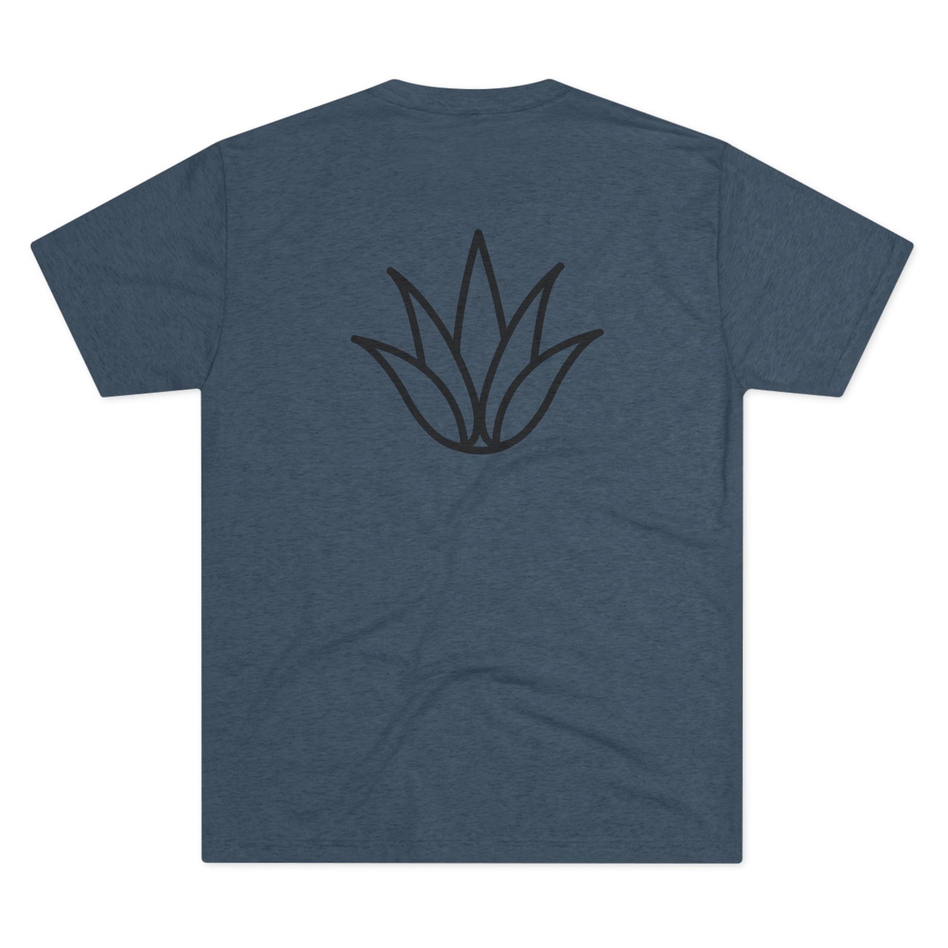 White box logo (front), outline agave (back)