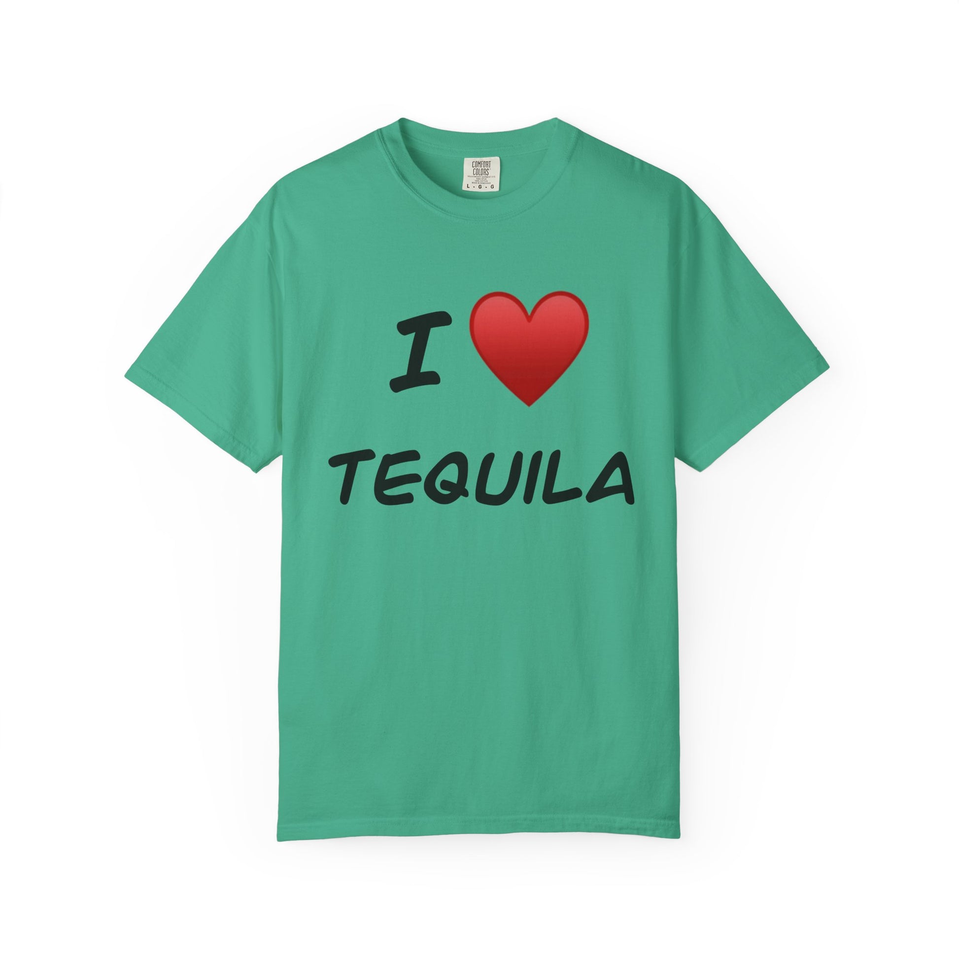 I Love Tequila Unisex Garment-Dyed T-Shirt | Perfect for Parties & Celebrations