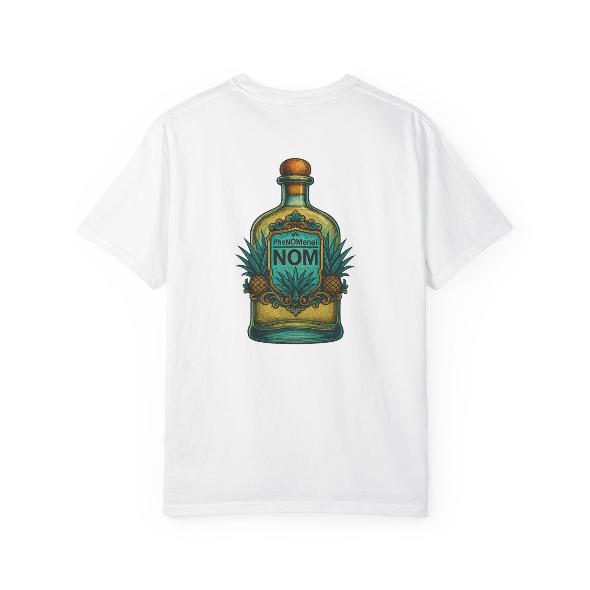 Hello tequila, bottle on back